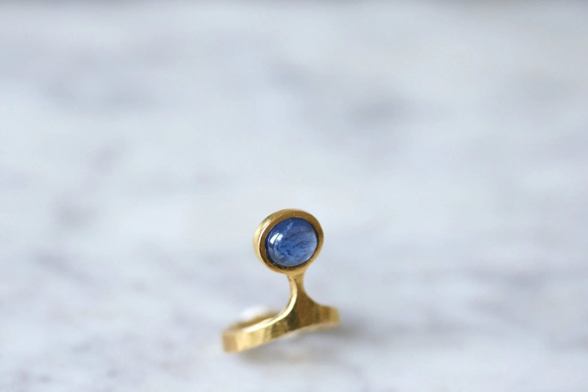 Bague 70s Saphir Birman par Costanza - Castafiore