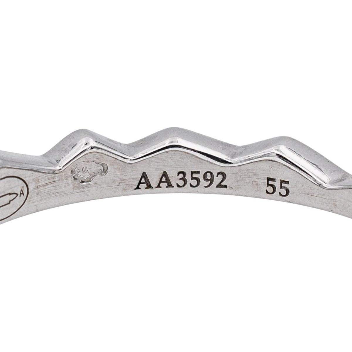 Bague Alliance AKILIS "Capture Light" en or blanc et diamants - Castafiore