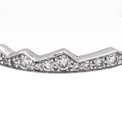 Bague Alliance AKILIS "Capture Light" en or blanc et diamants - Castafiore