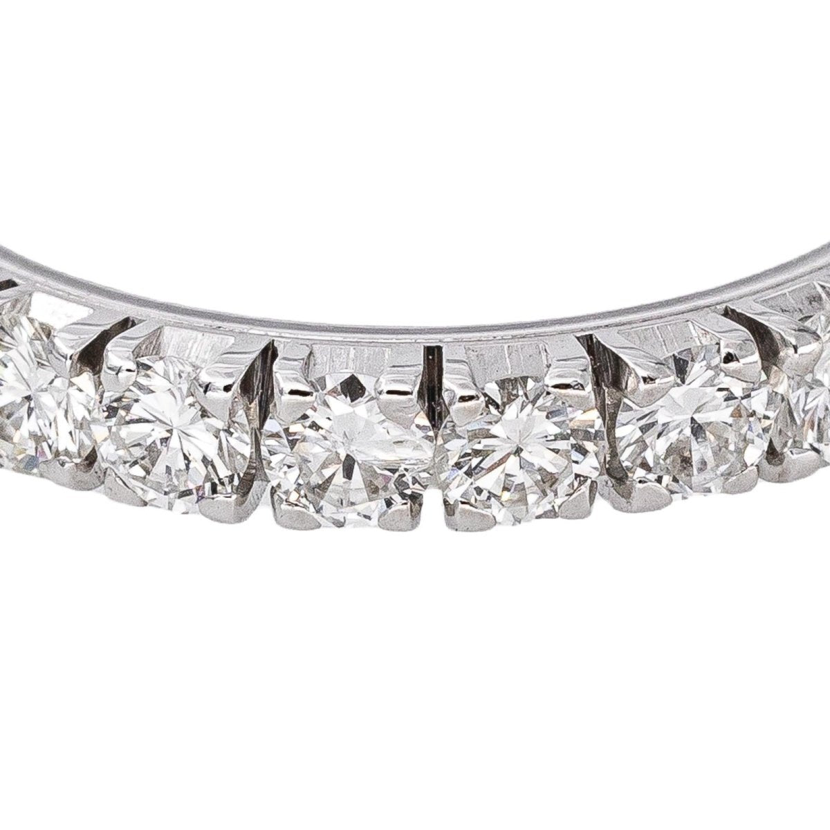 Bague Alliance américaine Or blanc Diamant - Castafiore