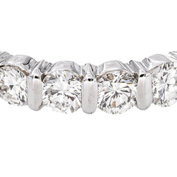 Bague Alliance américaine Or blanc Diamant - Castafiore