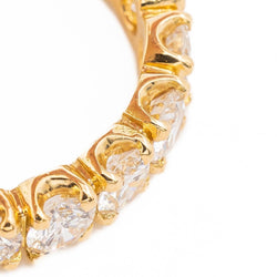 Bague Alliance américaine Or jaune Diamant - Castafiore