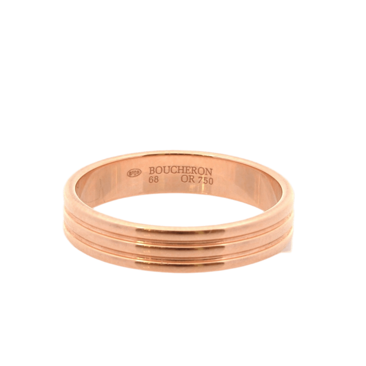 Bague Alliance BOUCHERON "Alliance Godron" en or jaune - Castafiore