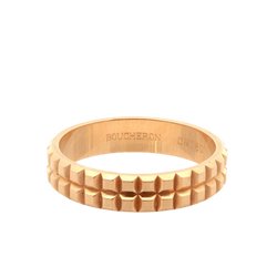 Bague Alliance BOUCHERON "Clou de Paris" en or jaune - Castafiore