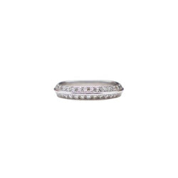 Bague Alliance BOUCHERON en or blanc et diamants - Castafiore