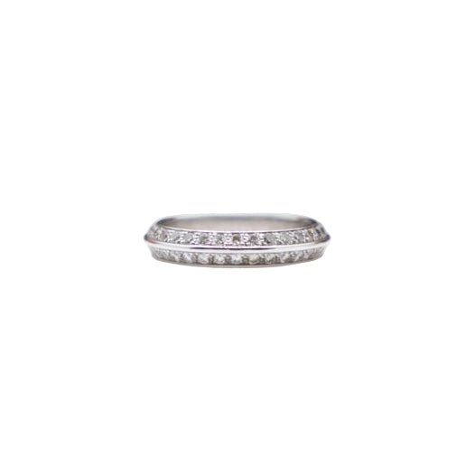 Bague Alliance BOUCHERON en or blanc et diamants - Castafiore