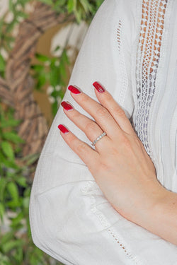 Bague Alliance BOUCHERON en Platine et Diamant - Castafiore