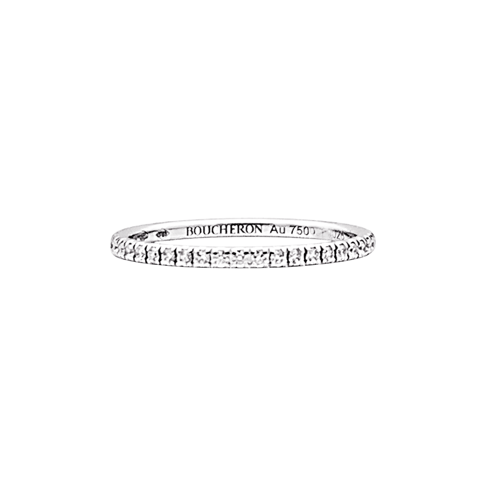 Ring Boucheron, "Epure", white gold, diamonds.