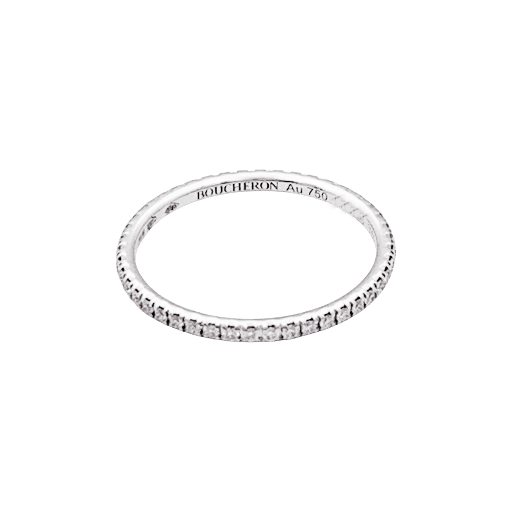 Ring Boucheron, "Epure", white gold, diamonds.