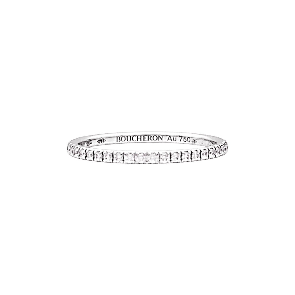 Ring Boucheron, "Epure", white gold, diamonds.