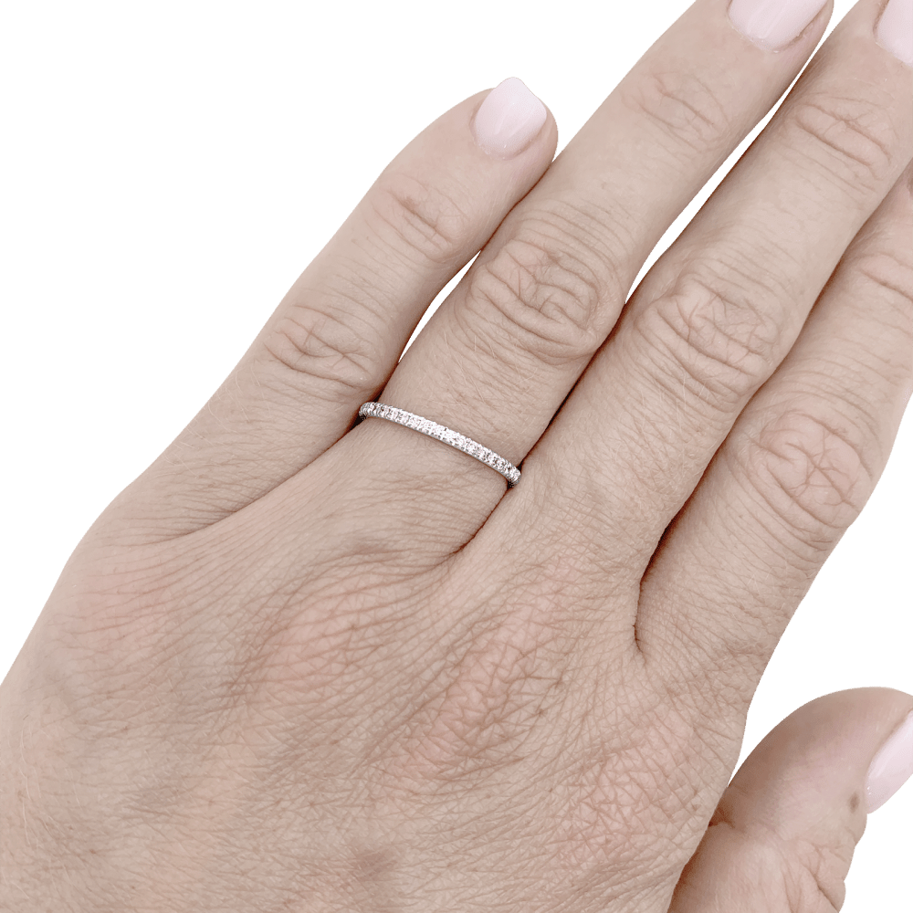 Ring Boucheron, "Epure", white gold, diamonds.