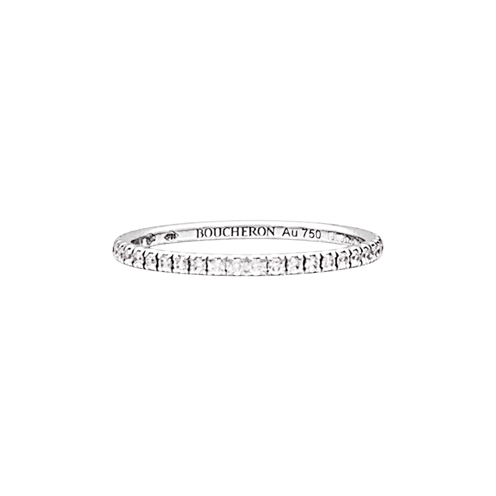 Ring Boucheron, "Epure", white gold, diamonds.