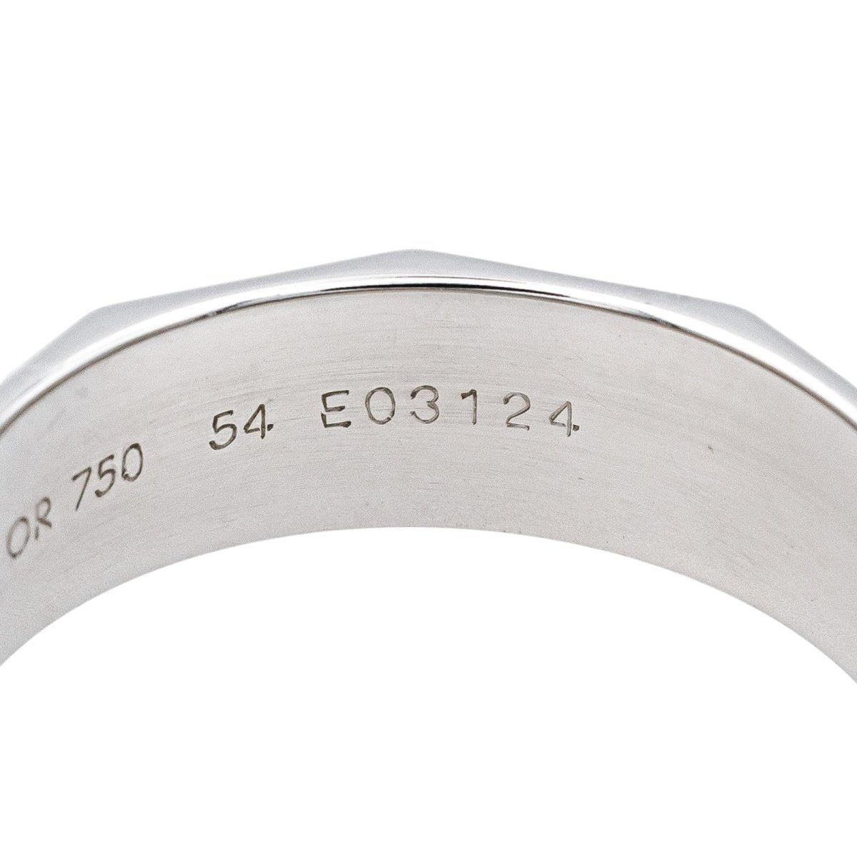 Bague Alliance BOUCHERON "Facettes" en or blanc - Castafiore