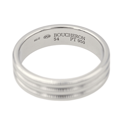 Bague Alliance BOUCHERON "Godron" en platine - Castafiore