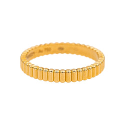 Bague Alliance BOUCHERON "Gresgrain" en or jaune - Castafiore
