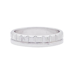 Bague Alliance BOUCHERON "Quatre Radiant Edition" en or blanc. - Castafiore