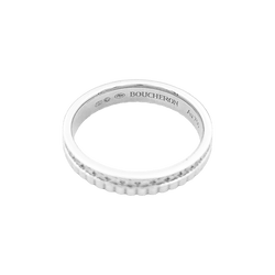 Bague Alliance BOUCHERON "Quatre Radiant Edition" en or blanc et diamants - Castafiore