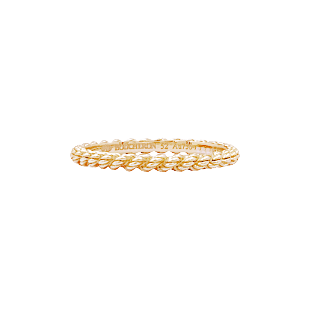 Bague Alliance BOUCHERON "Serpent Bohème" en or rose - Castafiore