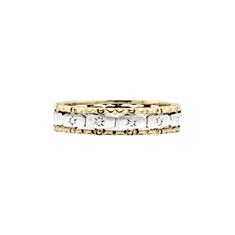 Ring Buccellati, two golds.