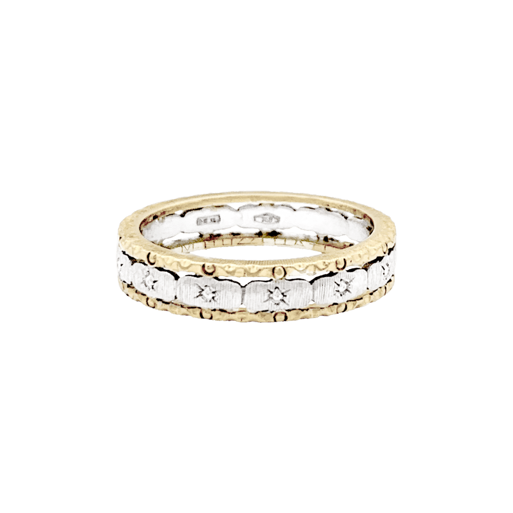 Ring Buccellati, two golds.