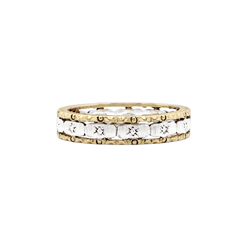 Ring Buccellati, two golds.