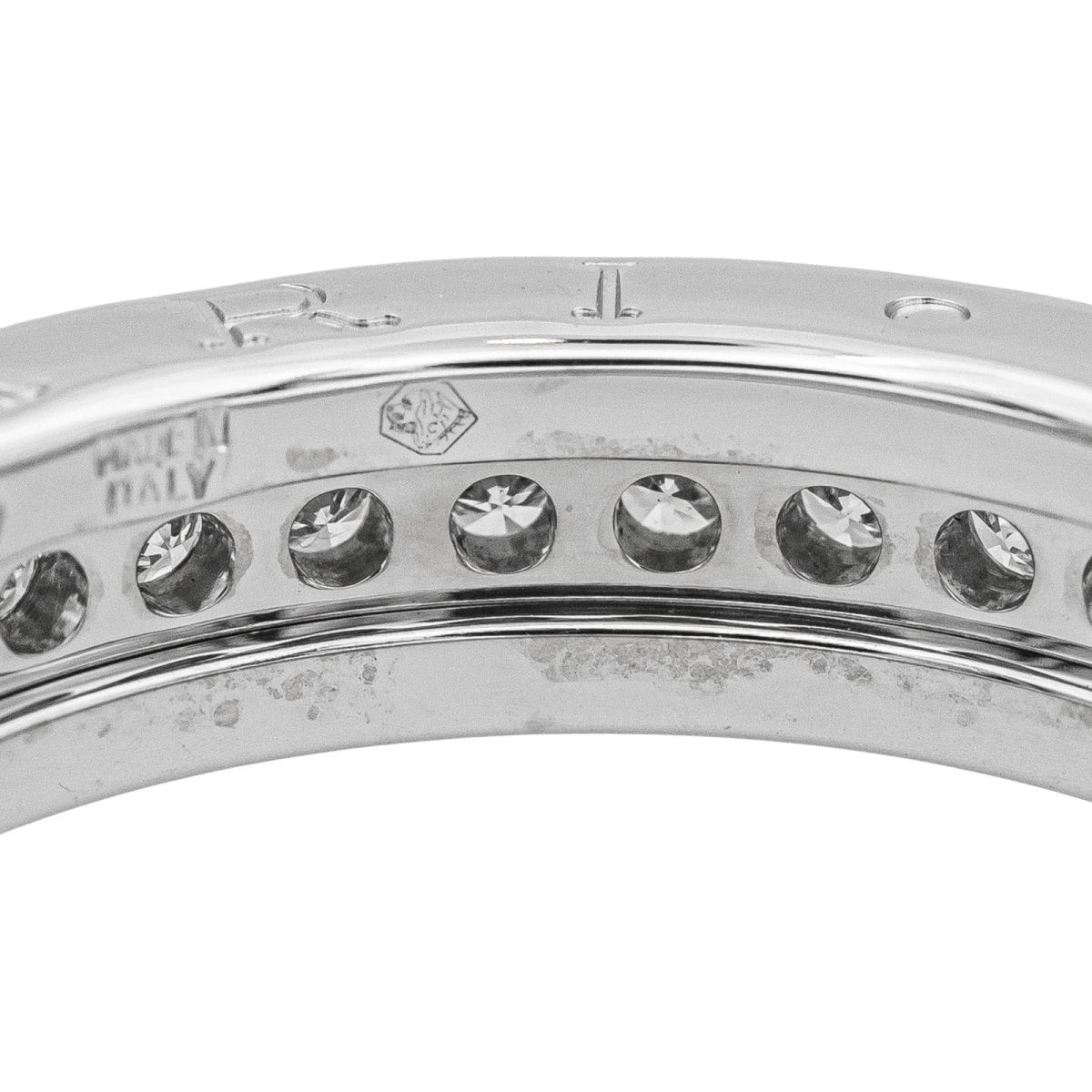 Bague Alliance BULGARI "B.zero1" en or blanc et diamants - Castafiore