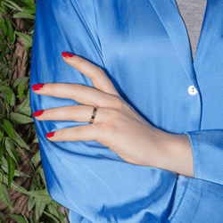 Bague Alliance BULGARI "B.Zero1" en or jaune - Castafiore