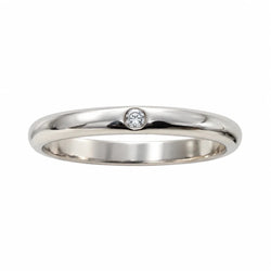 Bague Alliance CARTIER "1895" en platine et diamant - Castafiore