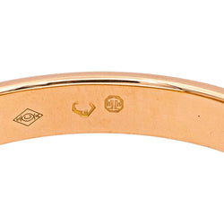 Bague Alliance CARTIER "Alliance C" en or rose et diamant - Castafiore