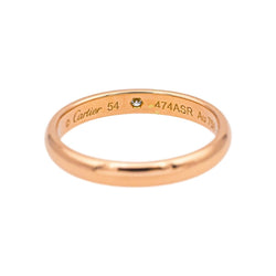 Bague Alliance CARTIER "Alliance C" en or rose et diamant - Castafiore