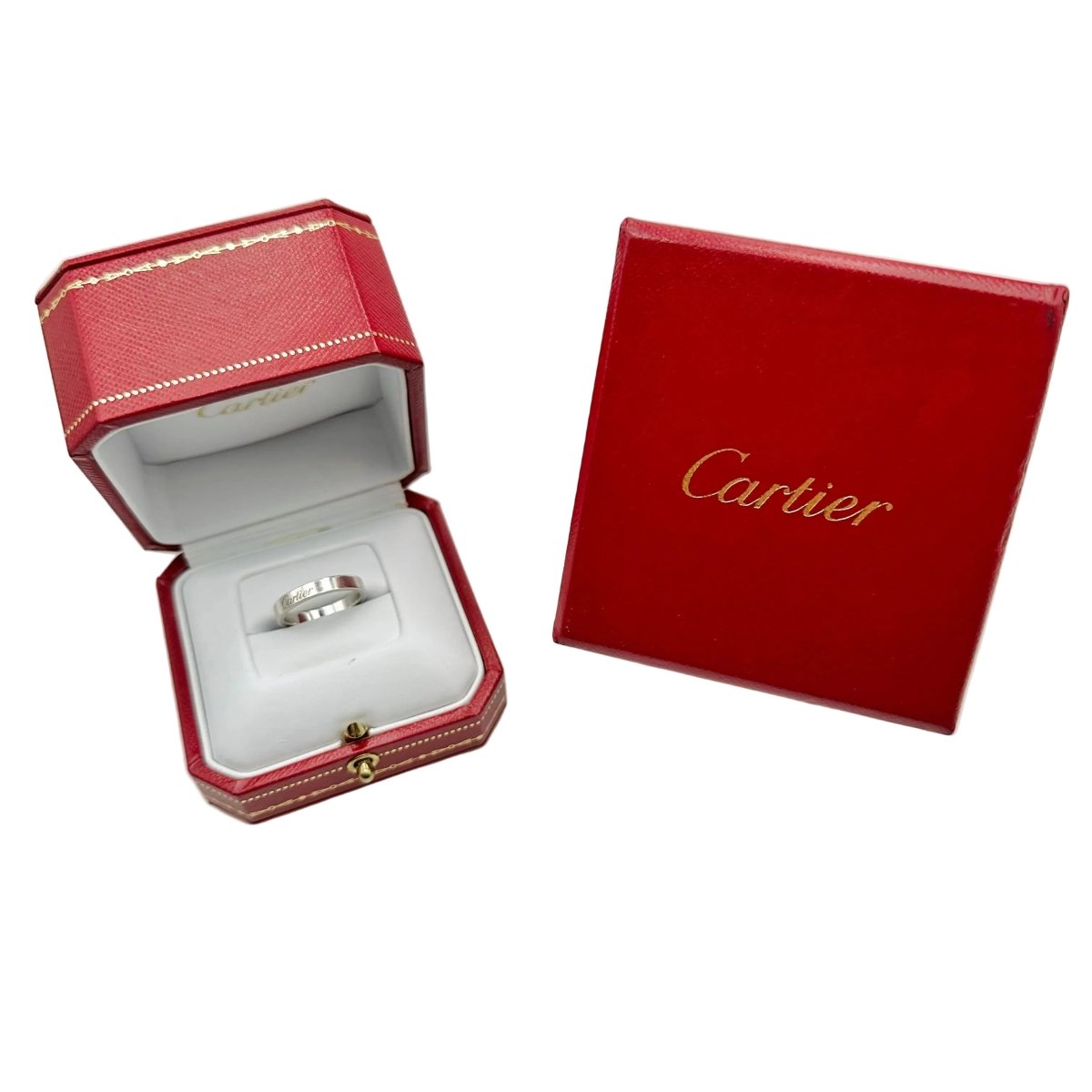 Bague Alliance CARTIER "C de Cartier" en platine - Castafiore