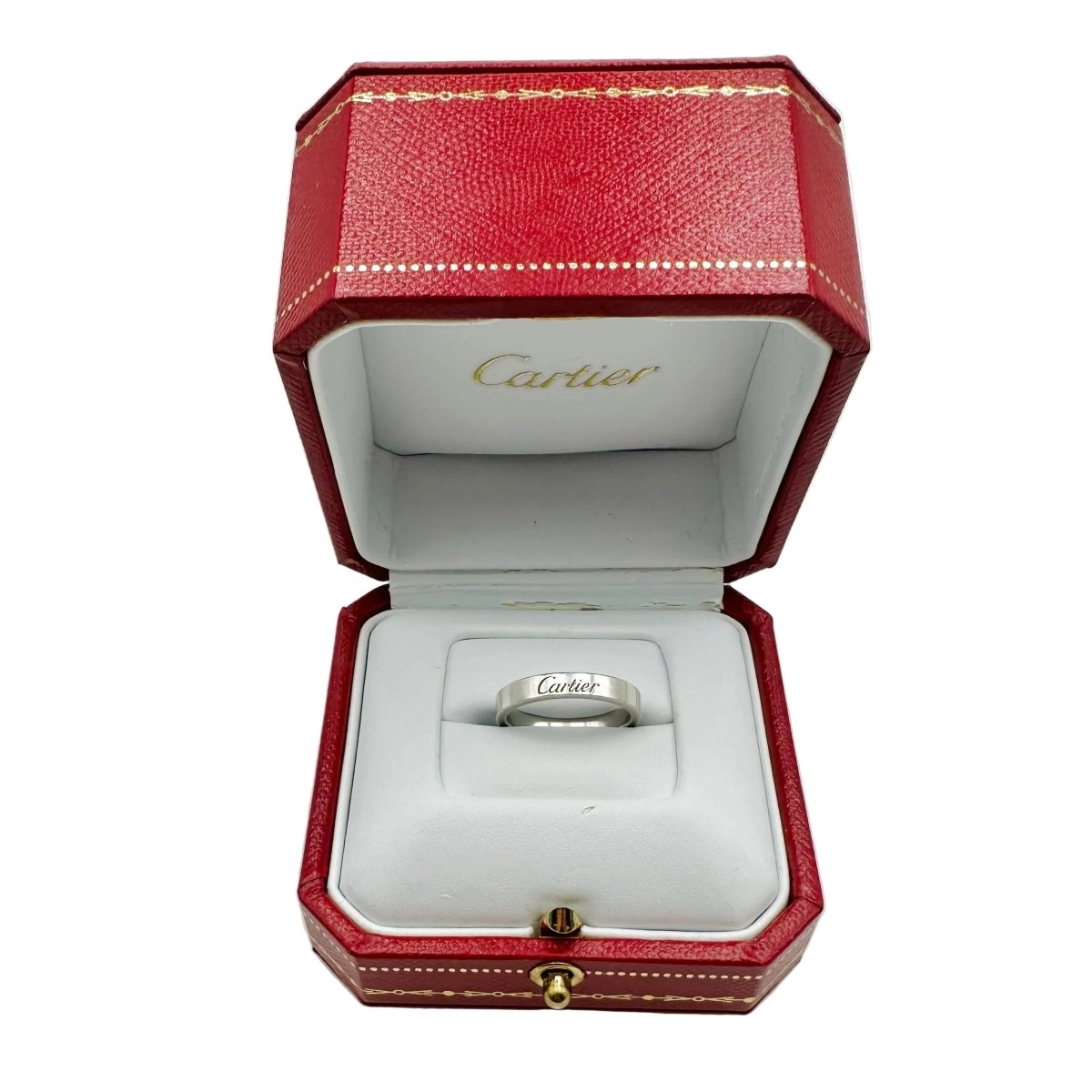 Bague Alliance CARTIER "C de Cartier" en platine - Castafiore