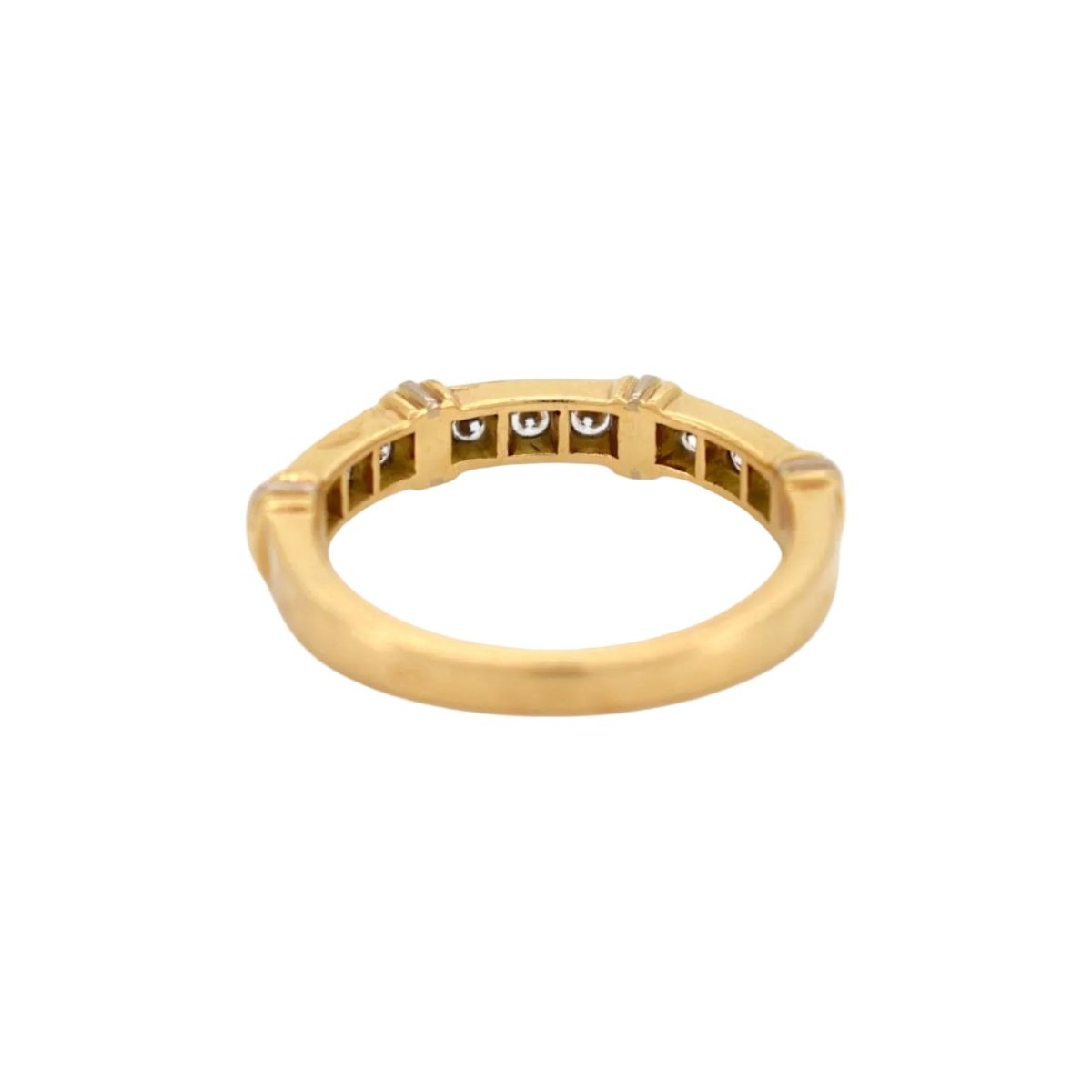 Bague Alliance CARTIER "Contessa" en or jaune et diamants - Castafiore