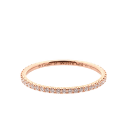 Bague Alliance CARTIER en or jaune et diamants - Castafiore