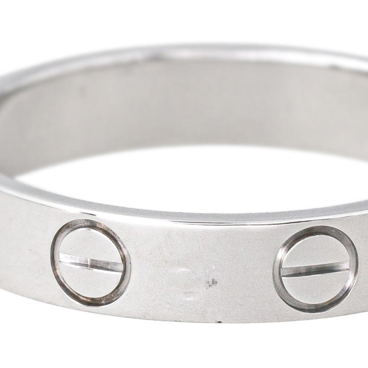 Bague Alliance CARTIER "Love" en or blanc - Castafiore