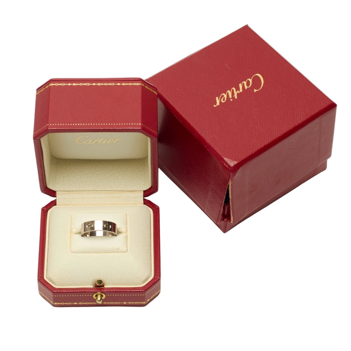 Bague Alliance CARTIER "Love" en or blanc - Castafiore