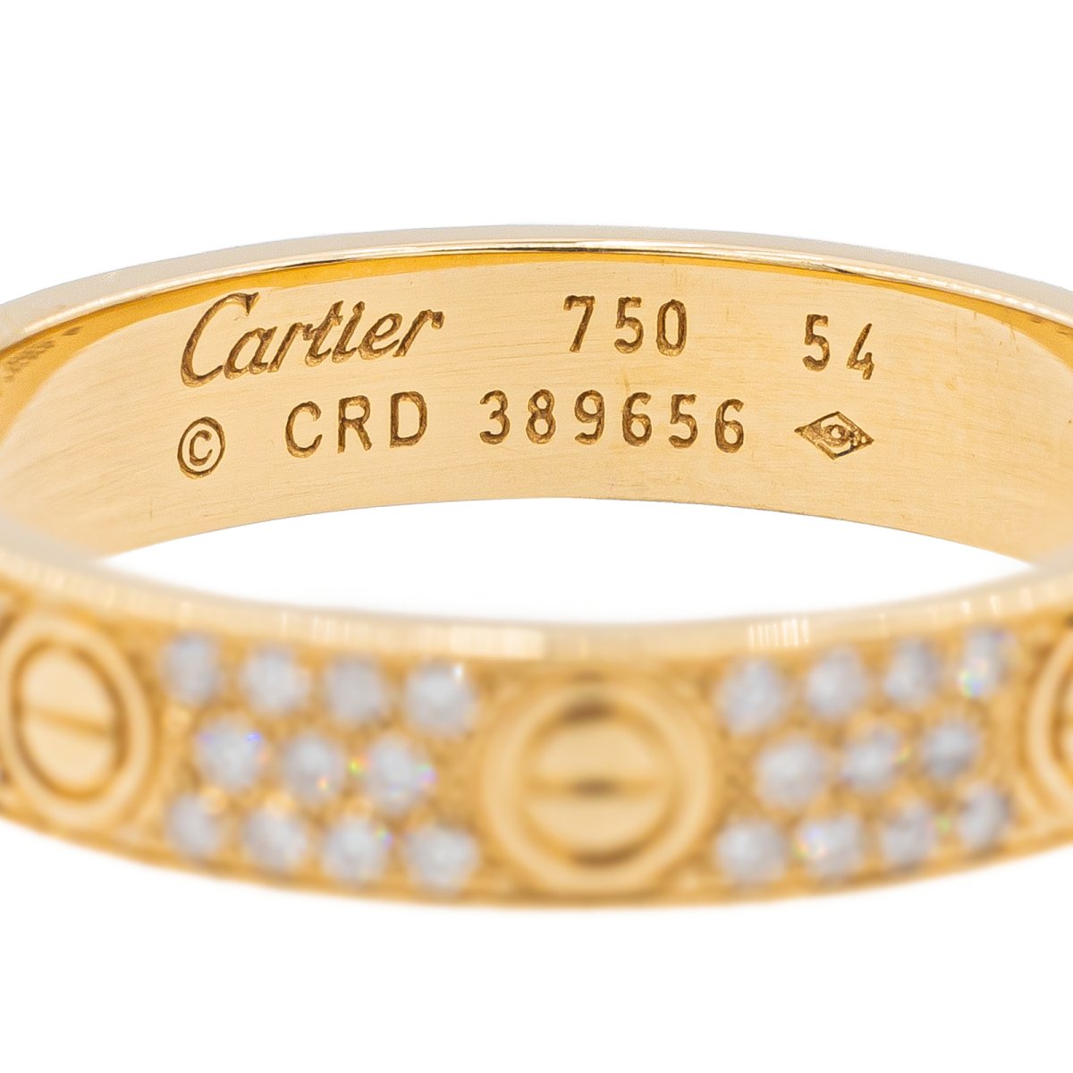 CARTIER Alliance ring, “Love”, in yellow gold and Diamond – Castafiore