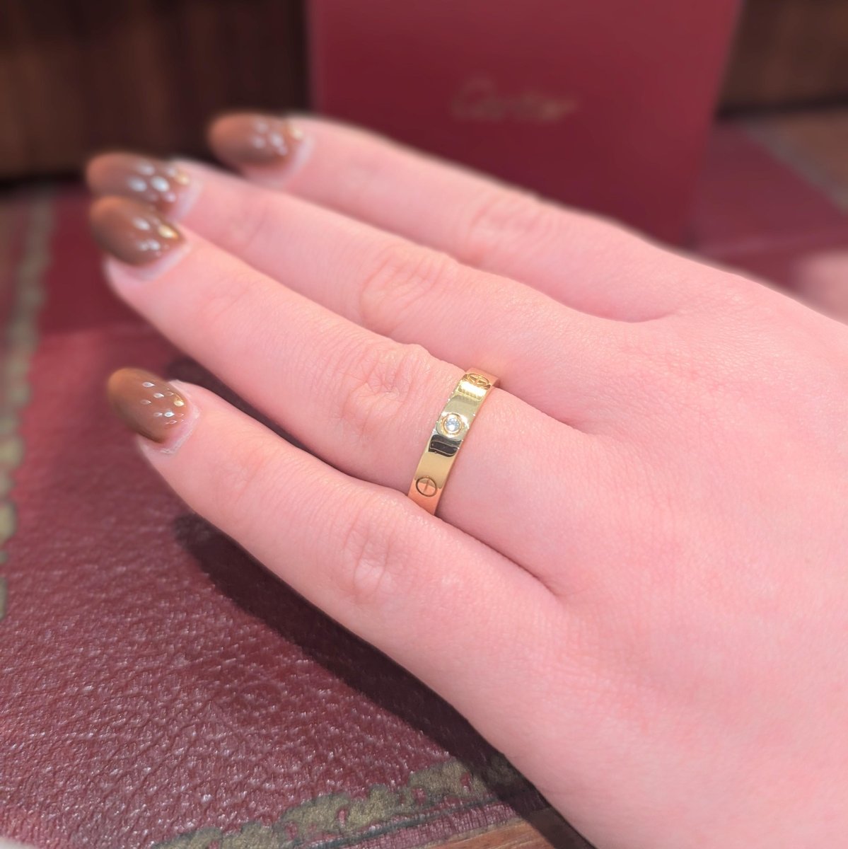 Bague Alliance CARTIER "Love" en or jaune et diamant - Castafiore