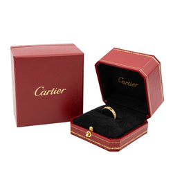 Bague Alliance CARTIER , "Love", en or jaune et Diamant - Castafiore