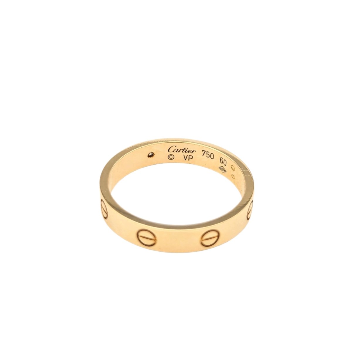 Bague Alliance CARTIER "Love" en or jaune et diamant - Castafiore