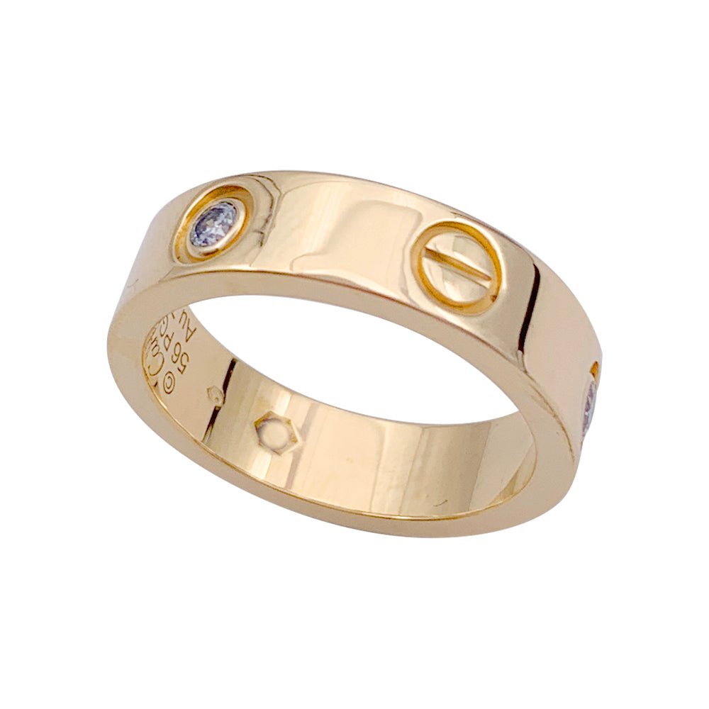 Bague Alliance CARTIER "Love" en or jaune et diamants - Castafiore