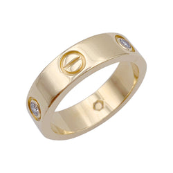 Bague Alliance CARTIER "Love" en or jaune et diamants - Castafiore