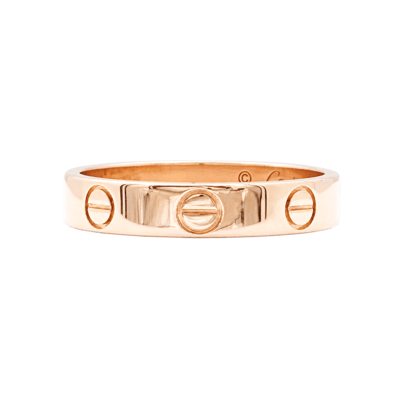 Ring Cartier, "Love rose gold.