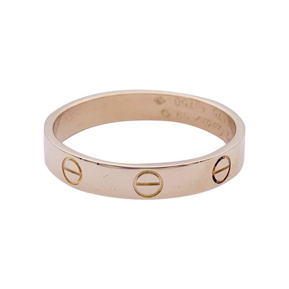 Bague Alliance CARTIER "Love" en or rose - Castafiore