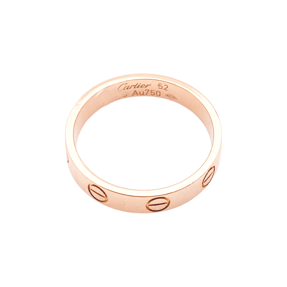 Ring Cartier, "Love rose gold.