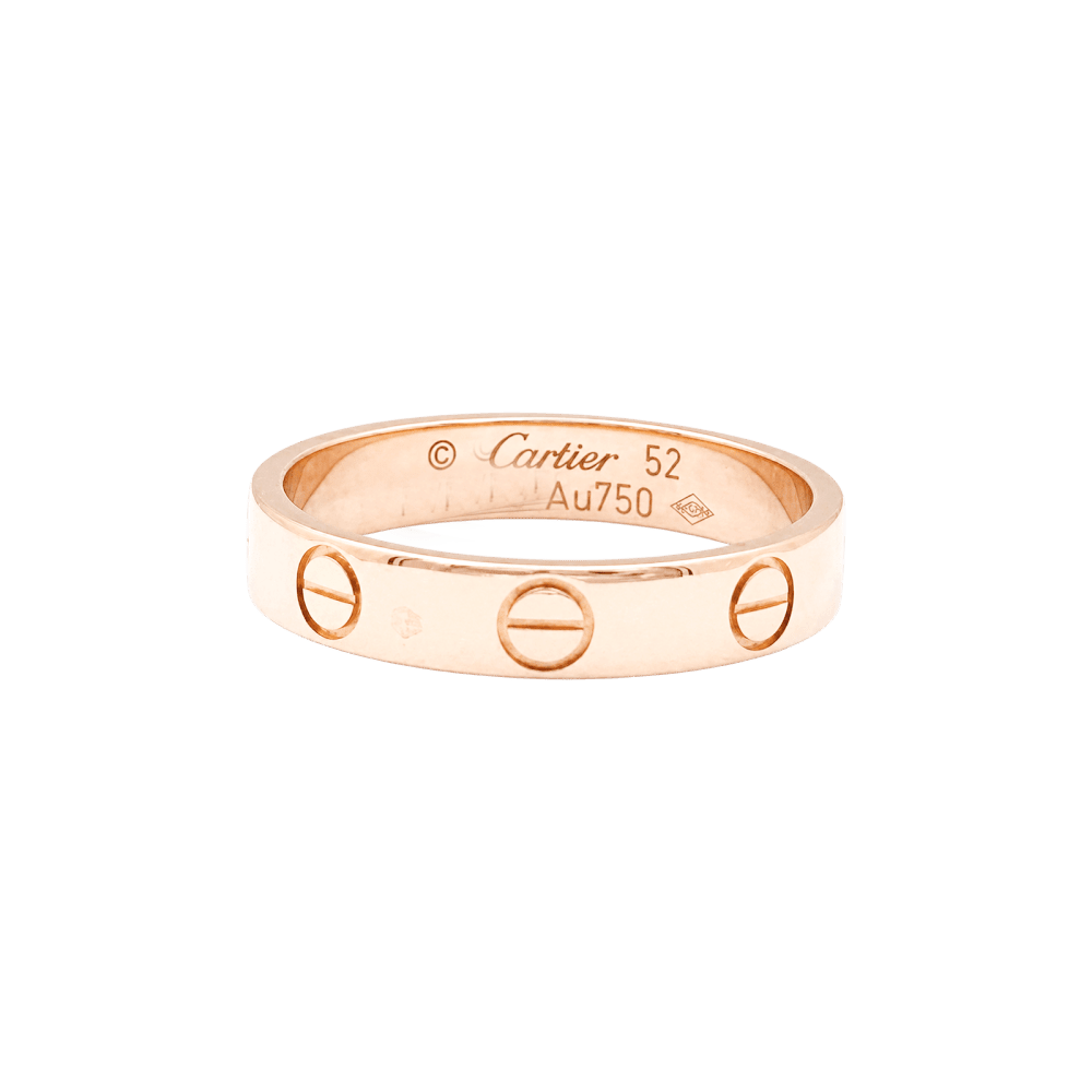 Ring Cartier, "Love rose gold.