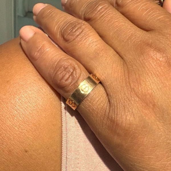 Bague Alliance CARTIER "Love" en or rose - Castafiore