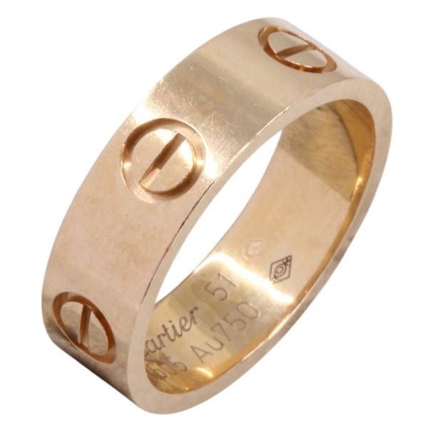 Bague Alliance CARTIER "Love" en or rose - Castafiore