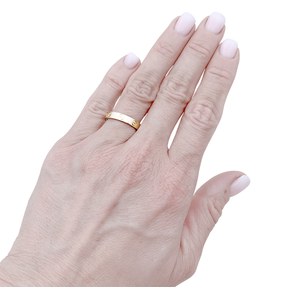 Ring Cartier, "Love rose gold.