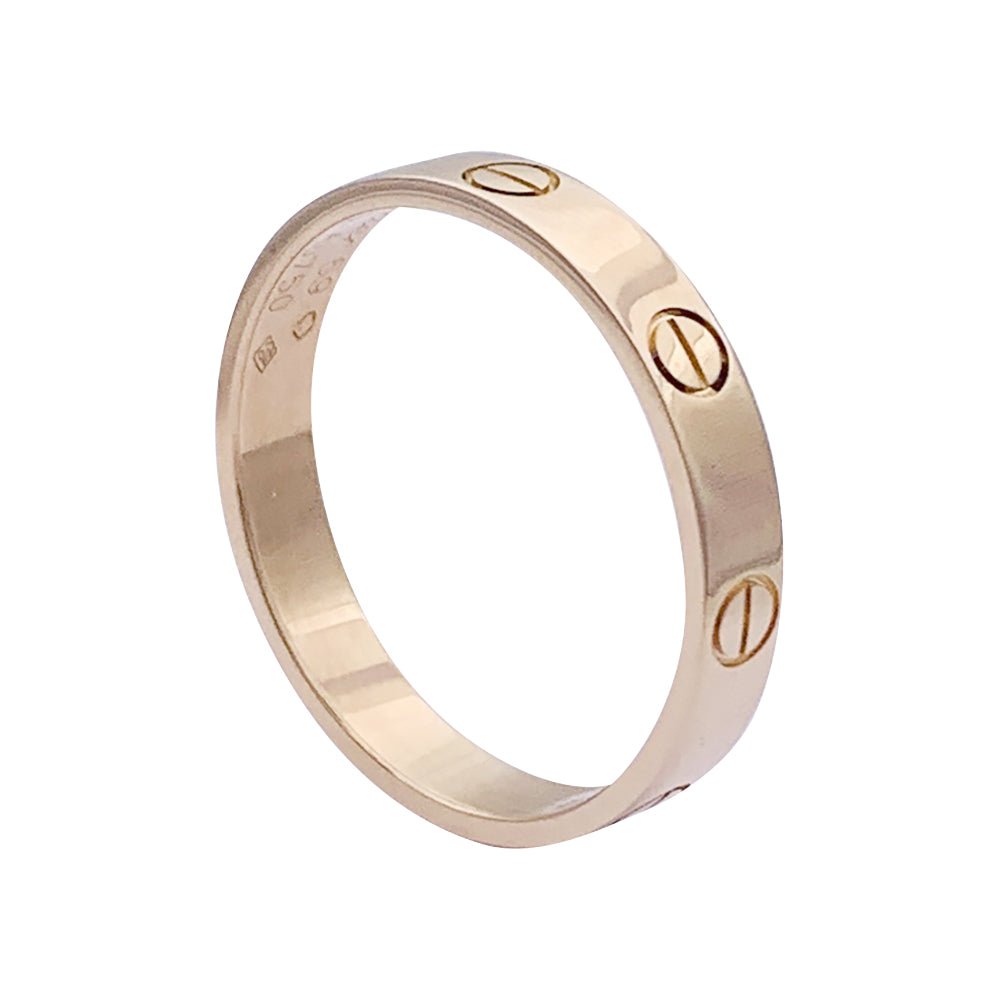 Bague Alliance CARTIER "Love" en or rose - Castafiore